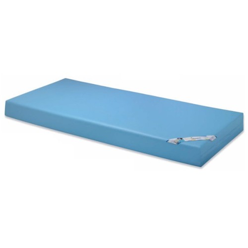 Colchón Viscolástica 90x190 (10 pu+5 visco) - Funda Impermeable - Transpirable azul